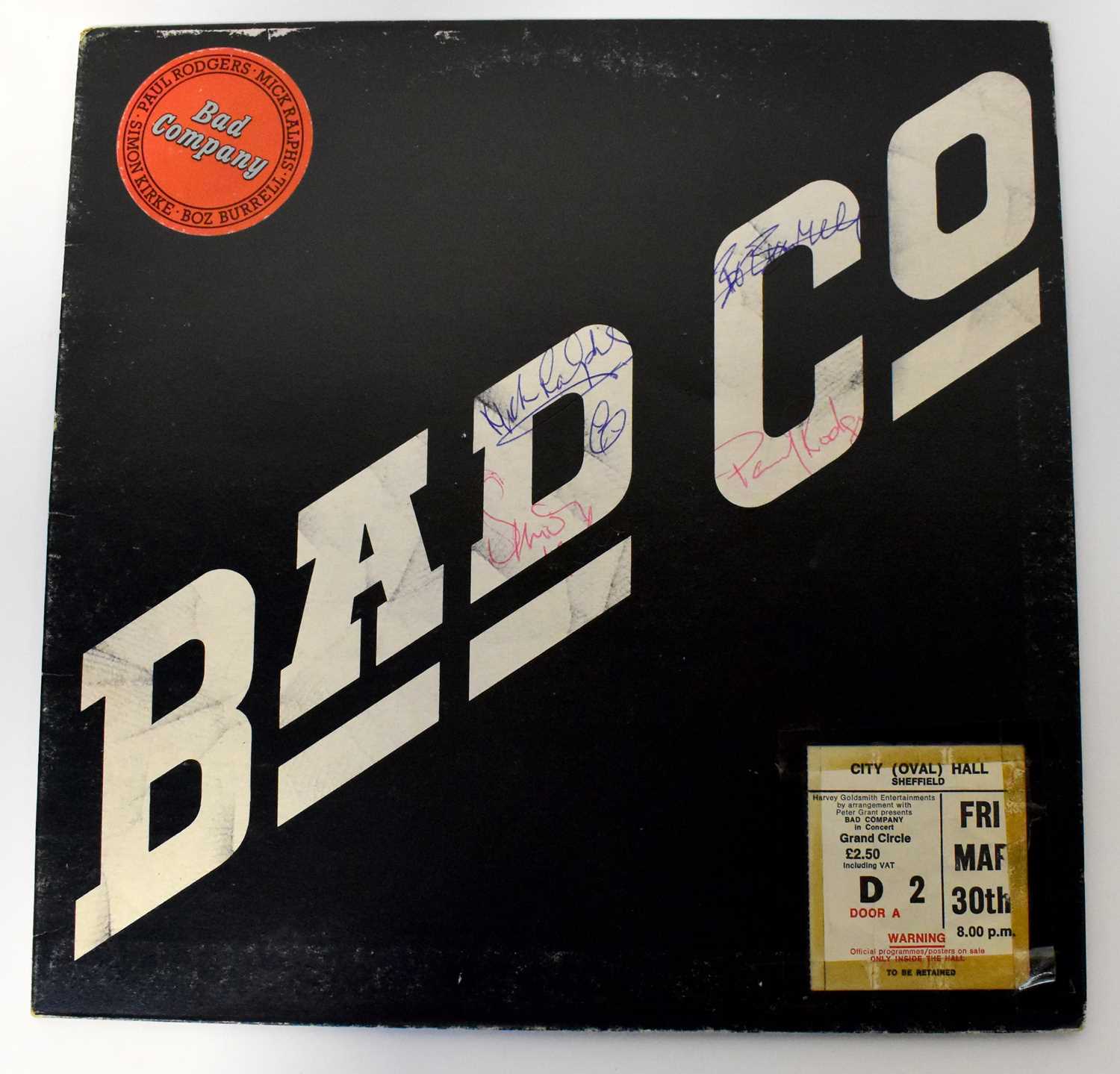 Lot 273 - BAD COMPANY; LP 'Bad Company' gatefold 1974,...