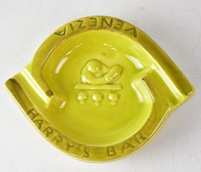 Lot 506 - A Harry's Bar, Venetzia ceramic ashtray by...