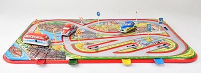 Lot 870 - A Hungarian tinplate clockwork toy,...