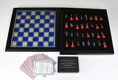 Lot 596 - The Waterloo Museum 'Battle of Waterloo' chess...