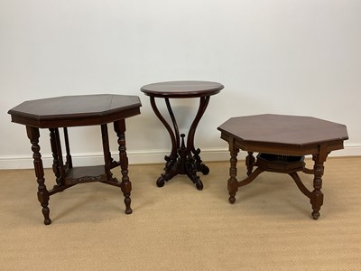 Lot 508 - An early 20th century mahogany octagonal...