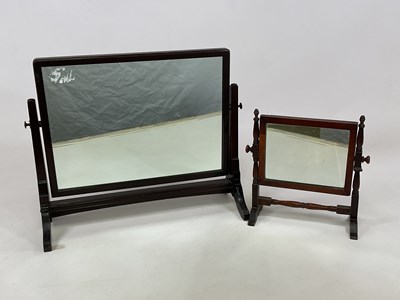 Lot 586 - Two 19th century rectangular dressing table...