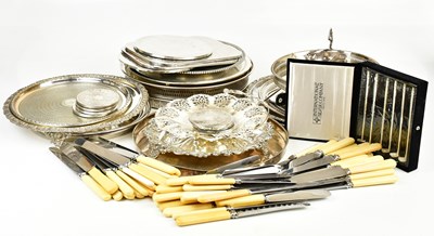 Lot 2012 - An extensive collection of silver plate,...