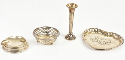 Lot 2147 - HENRY MATTHEWS; a hallmarked silver heart...