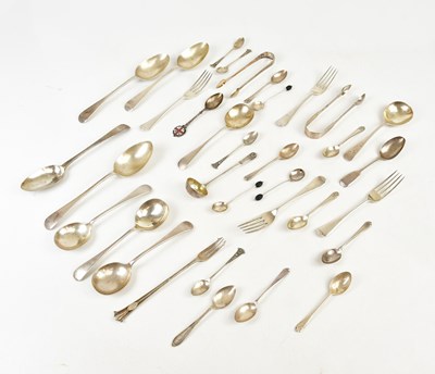 Lot 2325 - A Georgian hallmarked silver tablespoon with...