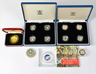 Lot 1049 - Various collectors' coins to include a cased...