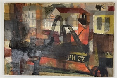 Lot 322 - NOEL ELLIS (1917-1988); Oil on canvas, a...