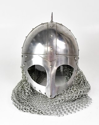 Lot 455 - RAVEN FORGE; a 'Gjermundbu' helmet, with...