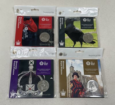Lot 378 - ROYAL MINT; four 2019 Tower of London...