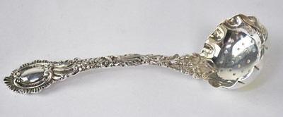 Lot 936 - A Victorian hallmarked silver sugar sifter...