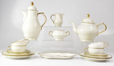 Lot 527 - A Rosenthal porcelain part tea service in...