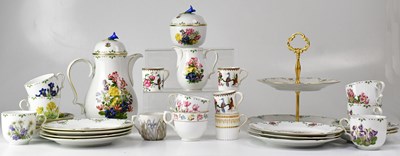 Lot 528 - A Bergweir part tea and coffee set with...