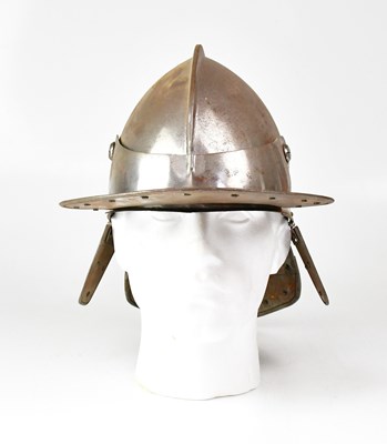 Lot 454 - A replica Medieval lobster pot helmet.