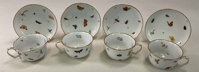 Lot 131 - BOYER SR DE FEUILLET; a rare set of four 19th...