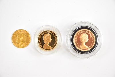 Lot 2542 - Two boxed Elizabeth II full sovereigns, 1979...