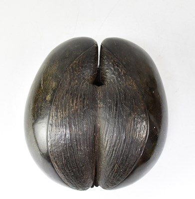 Lot 620 - A polished Coco-De-Mer (Lodoicea) nut, 23 x 23...