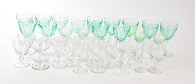 Lot 3036 - An extensive collection of cut glass drinking...