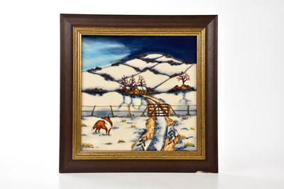 Lot 2769 - ANJI DAVENPORT FOR MOORCROFT; a framed wall...