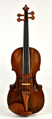 Lot 1498 - A full size English Baroque violin with...