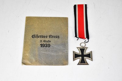 Lot 443 - An Iron Cross Second Class with ribbon, dated...