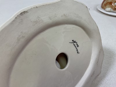 Lot 162 - MIKE HINTON; a collection of ceramic cat...