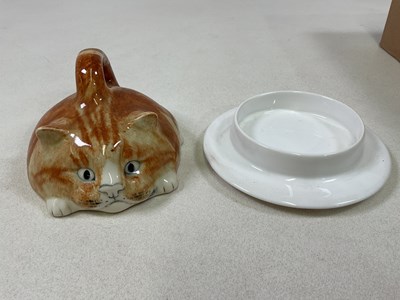 Lot 162 - MIKE HINTON; a collection of ceramic cat...