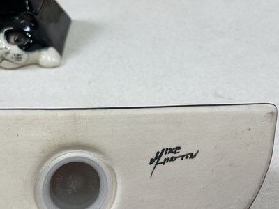 Lot 162 - MIKE HINTON; a collection of ceramic cat...