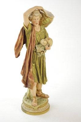 Lot 2867 - ROYAL DUX; figure of a water carrier, height...