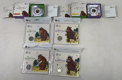 Lot 379 - ROYAL MINT; two Gruffalo 50p Silver Proof...