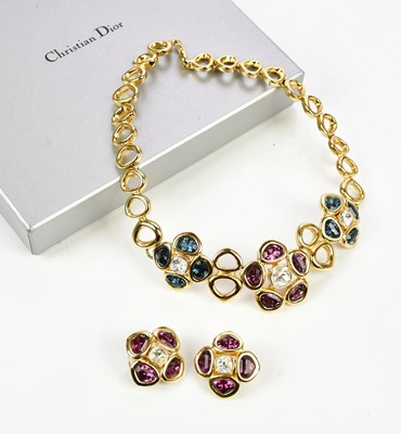 Lot 855 - CHRISTIAN DIOR; a 1990s vintage gold tone...