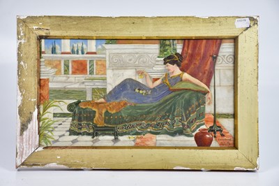Lot 378 - ERNEST FREEMAN; oil on canvas, reclining...