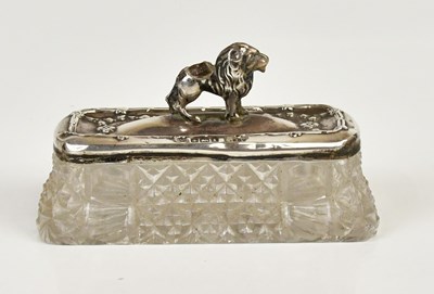 Lot 2406 - W J MYATT & CO; a George V hallmarked silver...