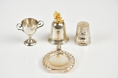 Lot 2479 - HARMAN BROS; an Elizabeth II miniature trinket...