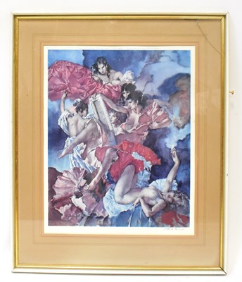 Lot 736 - SIR WILLIAM RUSSELL FLINT (1880-1969); a...