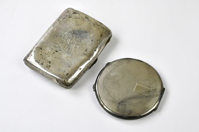 Lot 1101 - W J MYATT & CO; a George V hallmarked silver...