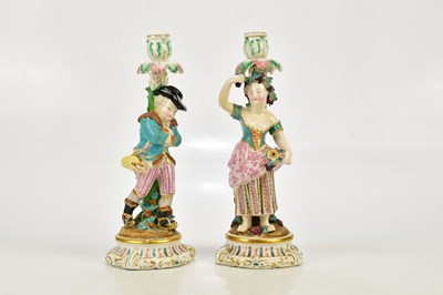 Lot 2891 - A pair of early 20th century Continental hard...