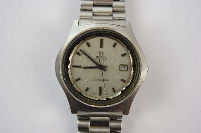 Lot 569 - OMEGA; a gentleman's stainless steel Seamaster...