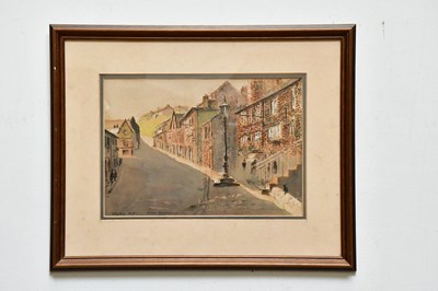 Lot 1751 - JOHN THOMPSON (1924-2011); watercolour, 'Delph'...