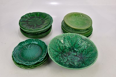 Lot 2915 - WEDGWOOD; a collection of leaf plates and a...