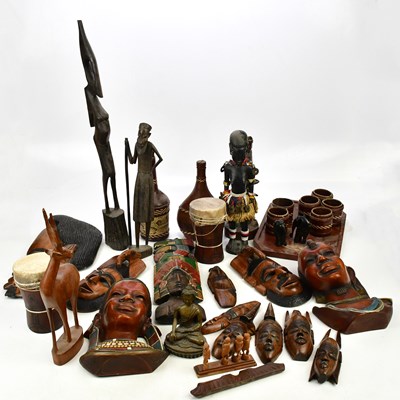 Lot 2746 - A large collection of African and ethnic...
