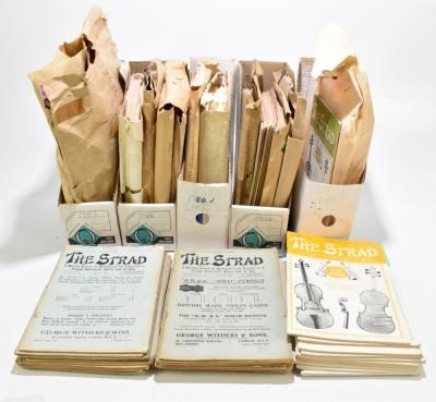 Lot 1528 - An extensive collection of Strad magazines...