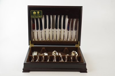 Lot 2010 - An A1 Sheffield silver plated canteen in an...