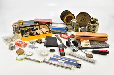 Lot 701 - A collection of assorted watch maker's tools,...
