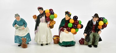 Lot 2827 - ROYAL DOULTON; a collection of four figures...