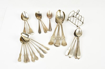 Lot 2332 - JOHN FINNEY; four Victorian hallmarked silver...