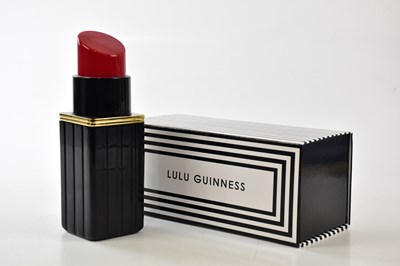 Lot 751 - LULU GUINNESS; an unusual large black perspex...