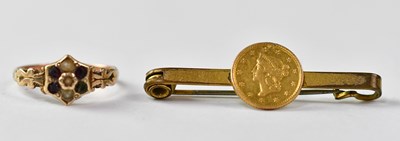 Lot 1236 - A United States of America gold one dollar...