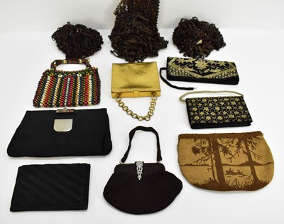 Lot 673 - Eight early 20th century and later clutch bags...