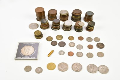 Lot 2661 - A small collection of coins predominantly...