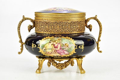 Lot 2893 - LIMOGES; a contemporary porcelain and gilt...